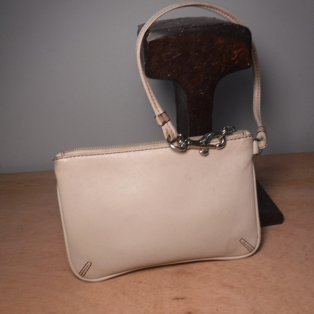 Coach Leather Zip Pouch / Wristlet